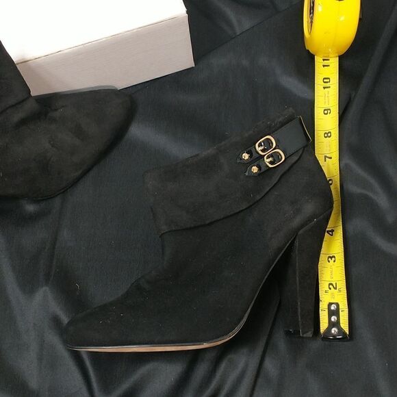 Steven By Steve Madden Ellusion Black Suede Leather Ankle Booties 10 M - Picture 11 of 11